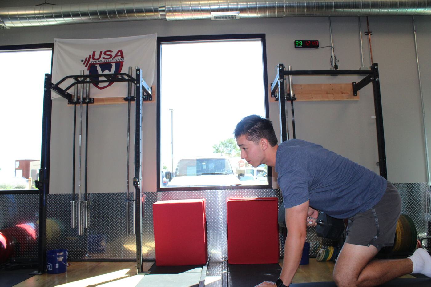 Coached lift at The Gym