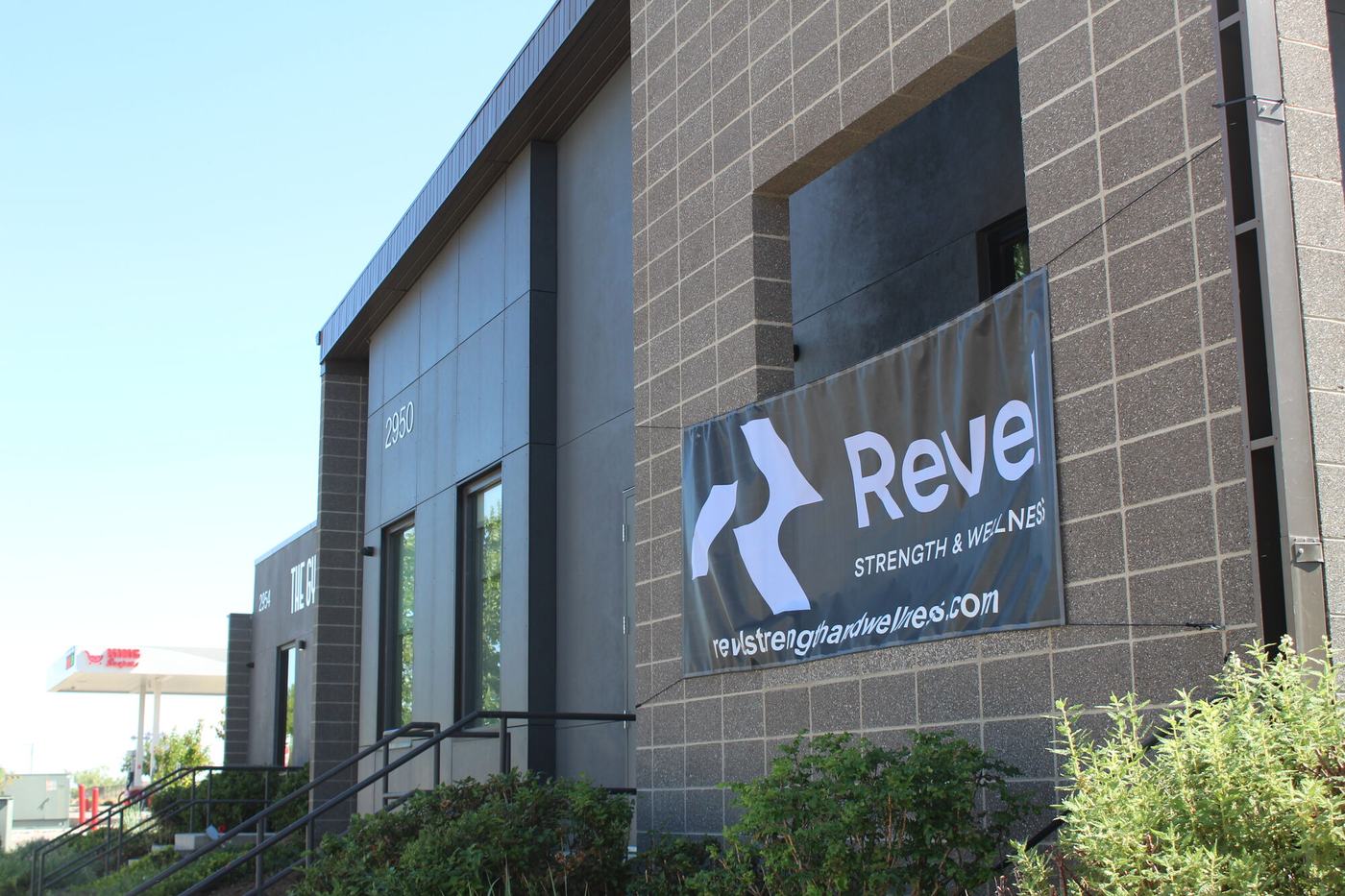 The Revel Strength and Wellness building on North Havana Street